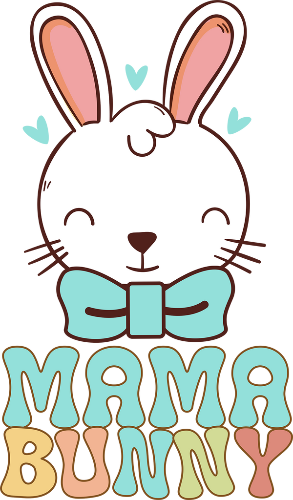 Easter Mama Bunny - Easter Ready to Press DTF Transfer
