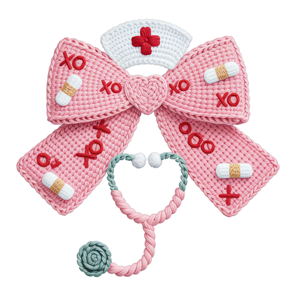 Valentine Nurse - Nurse Ready to Press DTF Transfer