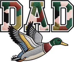 Dad Camouflage Duck - Fathers Day Ready to Press DTF Transfer
