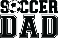 Soccer Dad - Fathers Day Ready to Press DTF Transfer