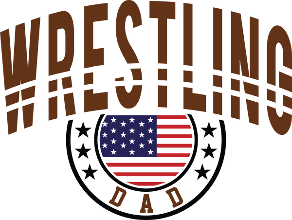 Wrestling Dad - Fathers Day Ready to Press DTF Transfer