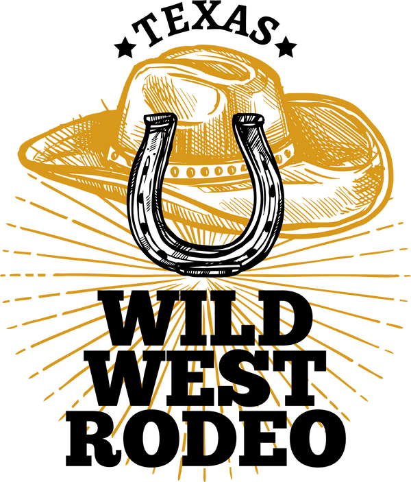 Wild West Texas Cowboy - Rodeo Ready to Press DTF Transfer