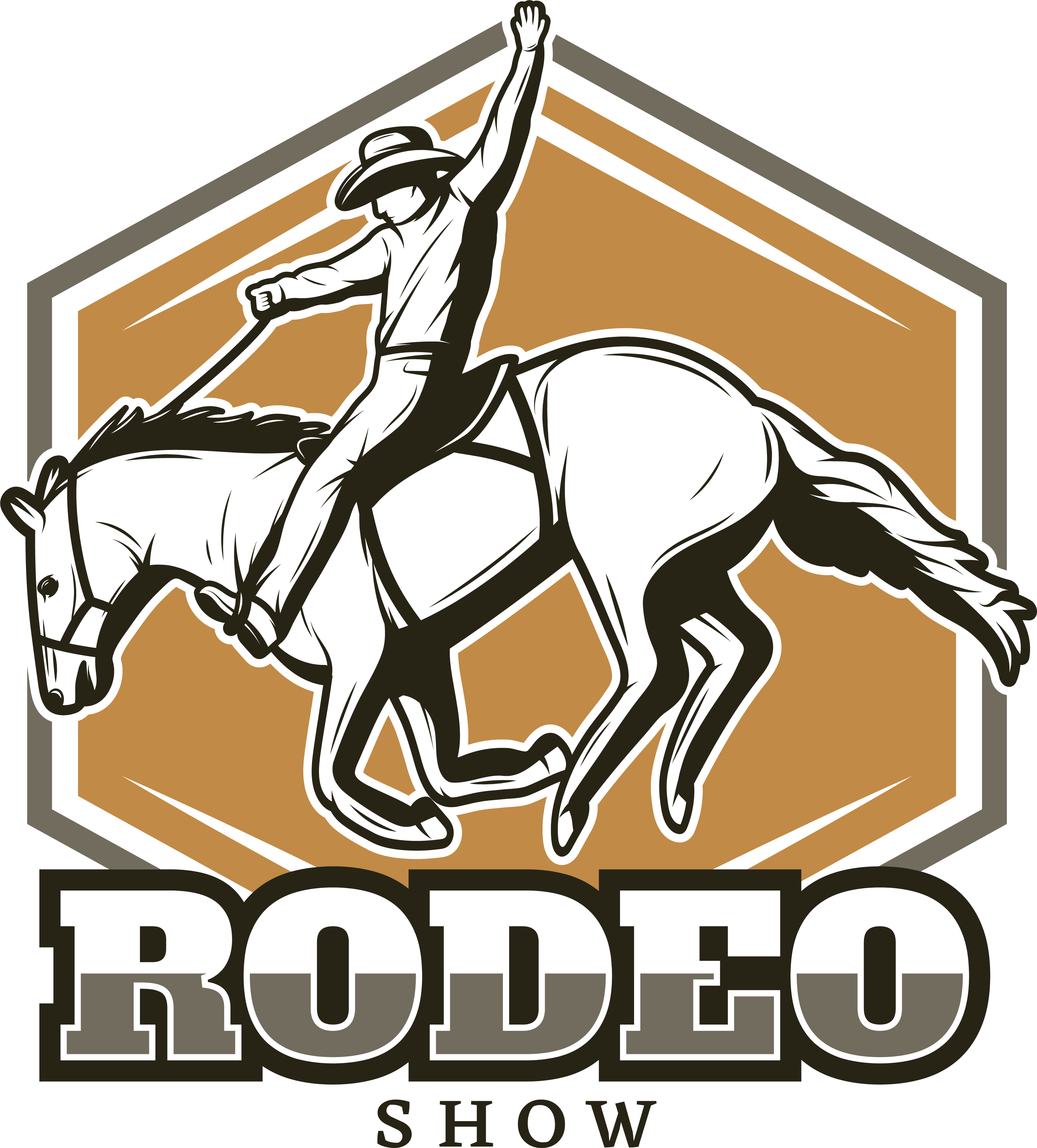 Rodeo spirit and bold western show- Rodeo Ready to Press DTF Transfer