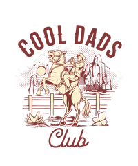 Cool Dads Club Vintage Western Cowboy Horse Riding Illustration – Rodeo Ready to Press DTF Transfer