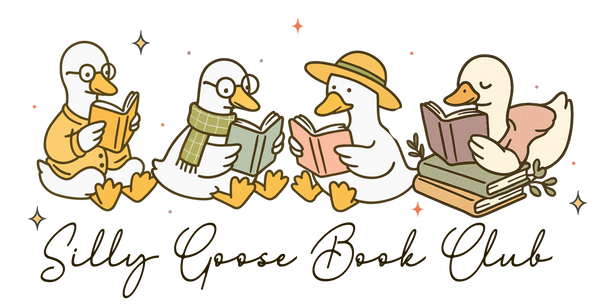Book Club Cute Reading Geese Illustration – Funny Ready to Press DTF Transfer