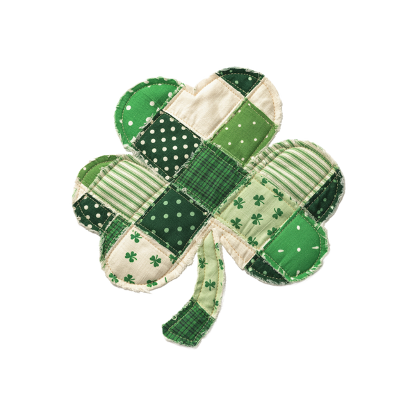 Patchwork Shamrock Clover – St. Patrick’s Day Ready to Press DTF Transfer