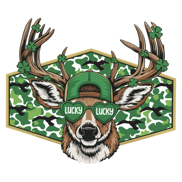 Lucky Buck St. Patrick’s Day – Ready to Press DTF Transfer