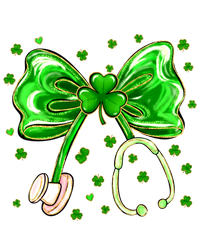 Lucky Shamrock Nurse Bow – St. Patrick’s Day Ready to Press DTF Transfer