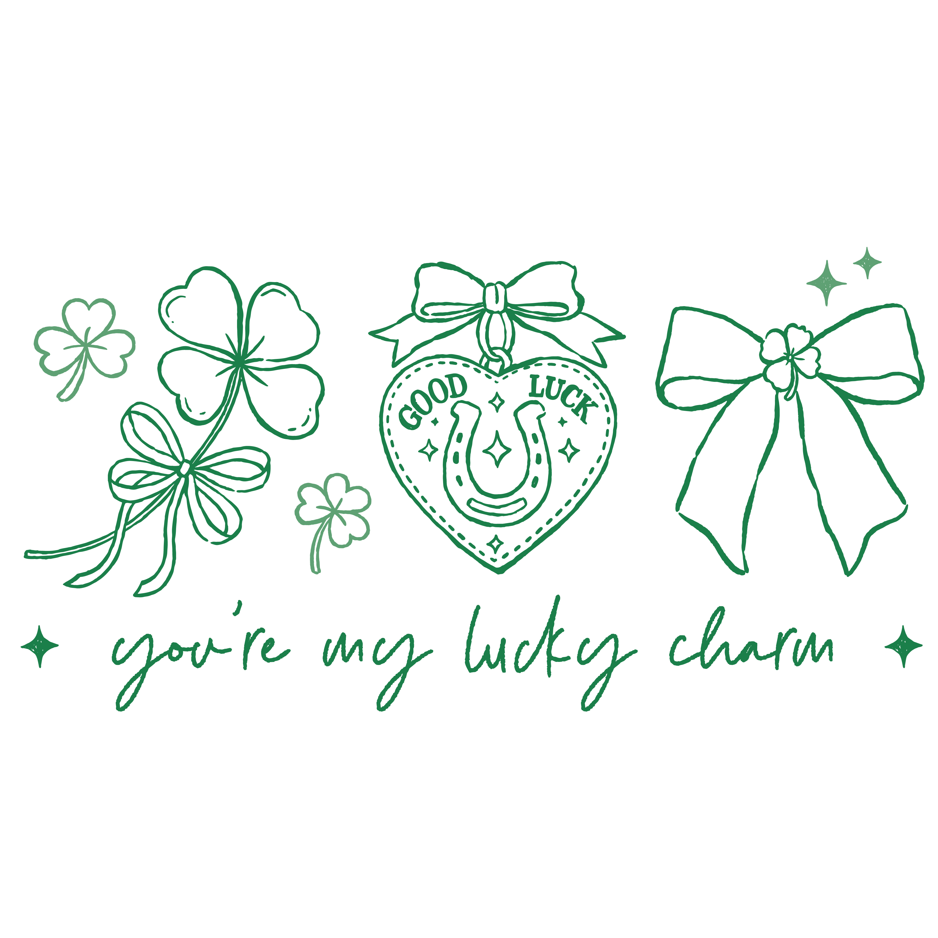 You’re My Lucky Charm – St. Patrick’s Day Ready to Press DTF Transfer