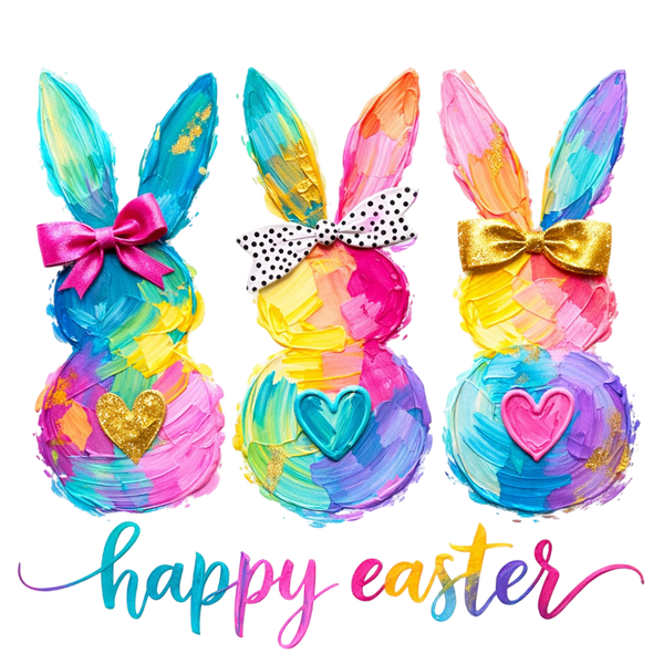Colorful Painted Style – Easter Ready to Press DTF Transfer