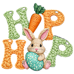 Happy Easter Bunny Design – Easter Ready to Press DTF Transfer