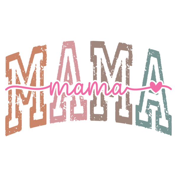 Mama Retro Design – Mothers Day Ready to Press DTF Transfer