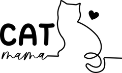 Solid Black Minimal Design – Mothers Day Ready to Press DTF Transfer