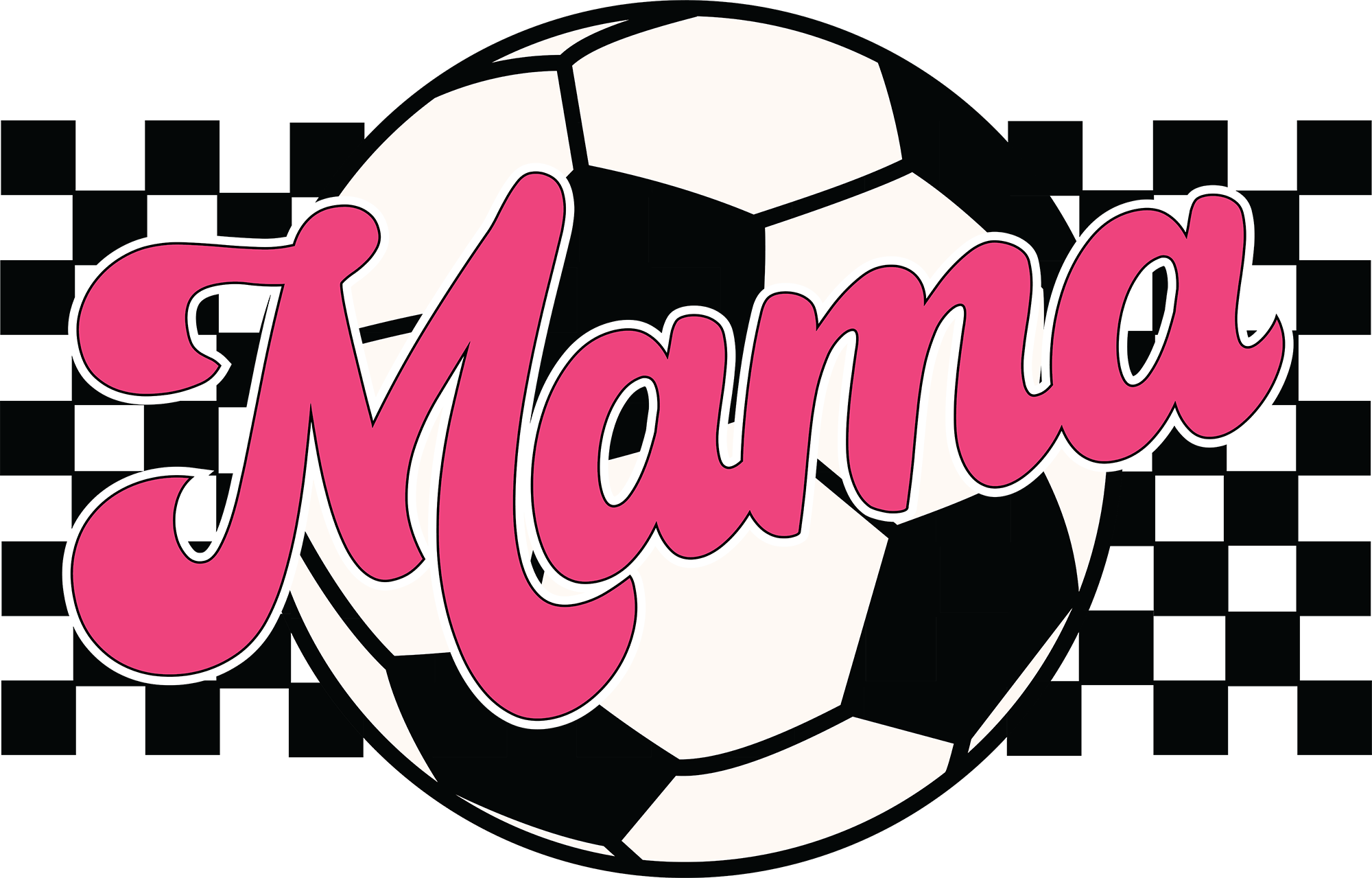 Soccer Mama Script Design – Mothers Day Ready to Press DTF Transfer