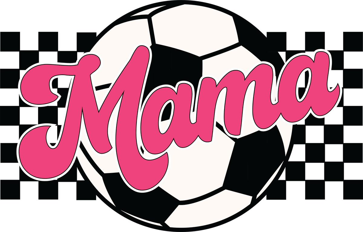 Soccer Mama Script Design – Mothers Day Ready to Press DTF Transfer