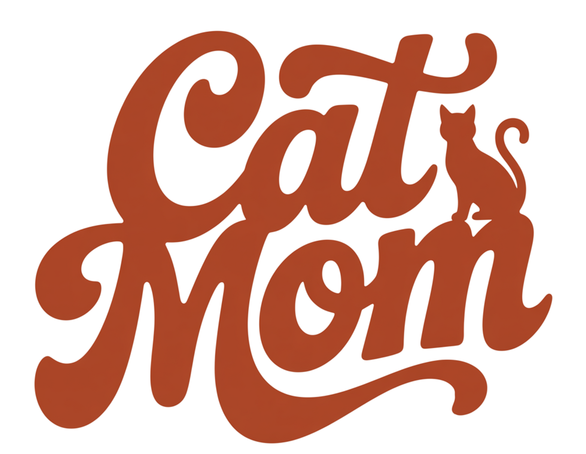 Cat Mom Script Design – Mothers Day Ready to Press DTF Transfer