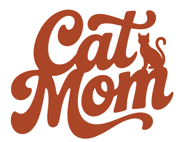 Cat Mom Script Design – Mothers Day Ready to Press DTF Transfer