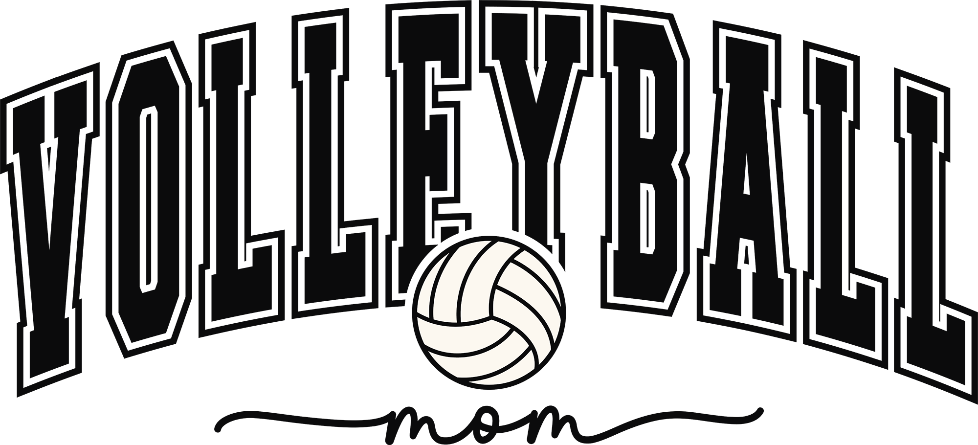 Volleyball Mom Vintage Sports - Mothers Day Ready to Press DTF Transfer