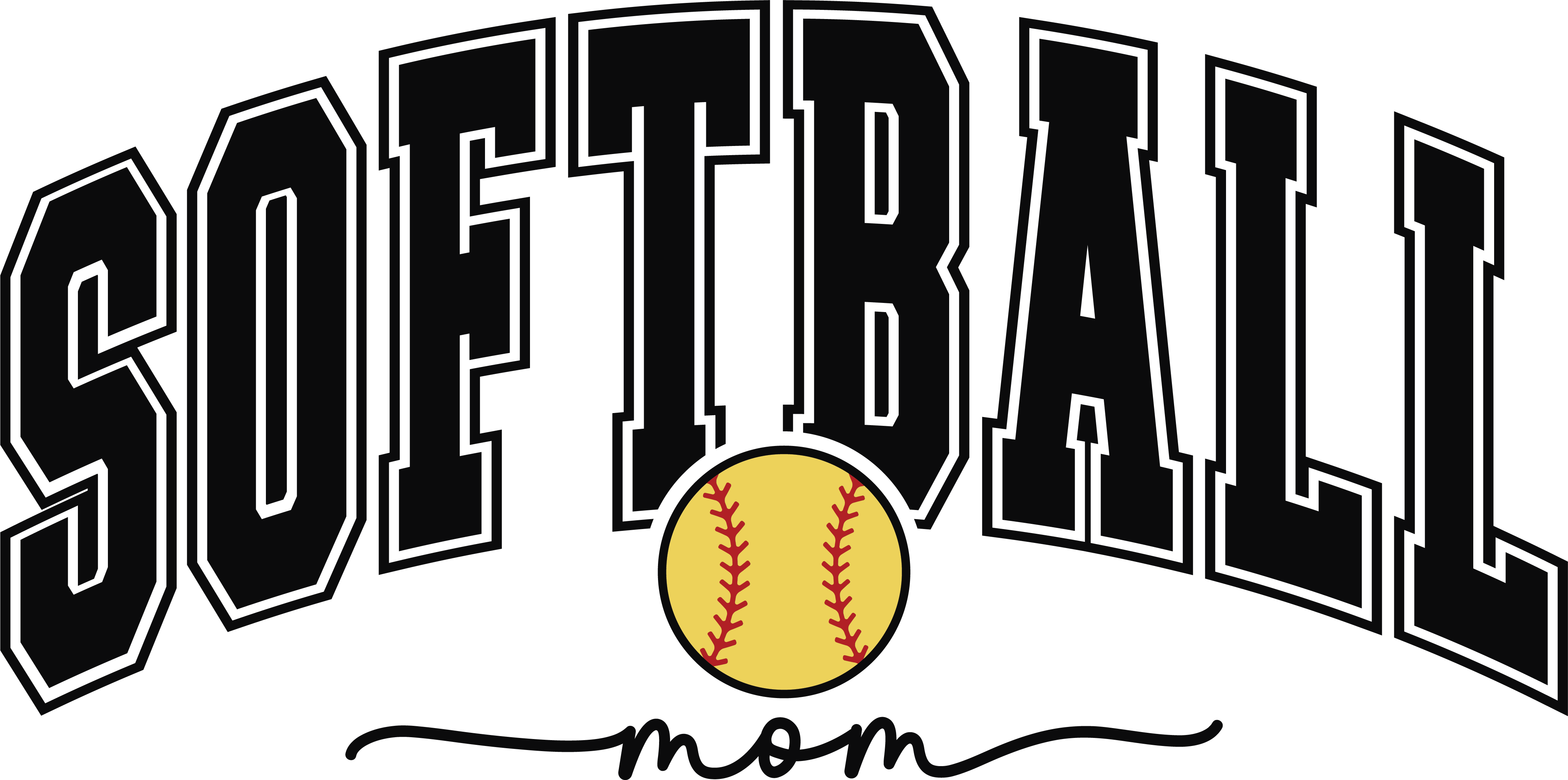 Softball Mom Sports - Mothers Day Ready to Press DTF Transfer