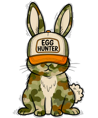Egg Hunter Bunny Hat - Easter Ready to Press DTF Transfer