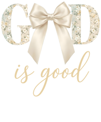 God Is Good Floral Bow - Religious Ready to Press DTF Transfer
