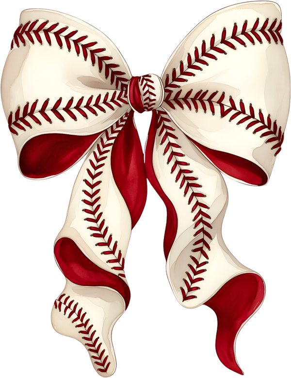Coquette Baseball Bow - Game Day Ready to Press DTF Transfer