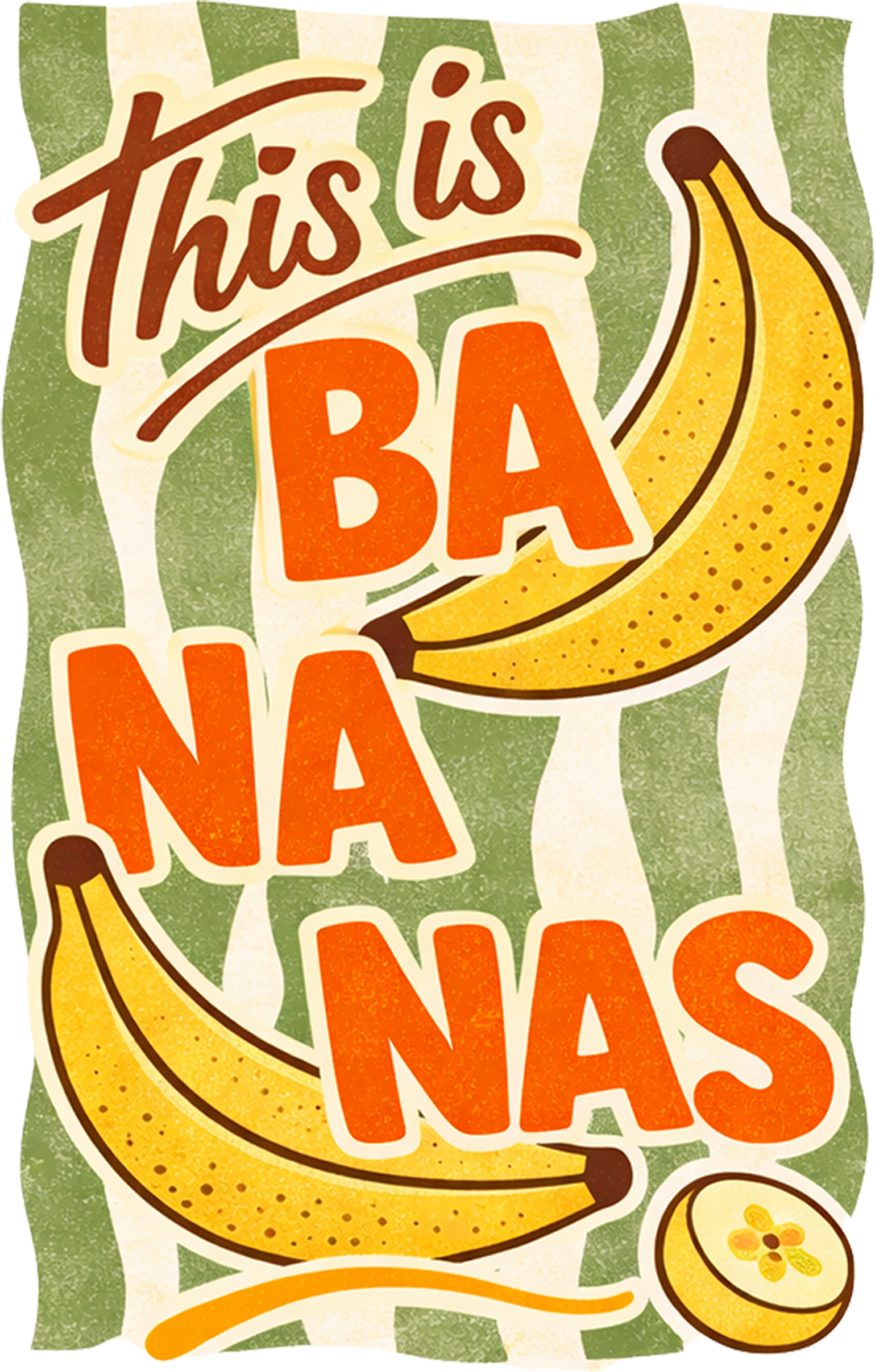 This Is Ba Na Nas Funny Banana Pun Retro Summer Graphic – Summer Ready to Press DTF Transfer