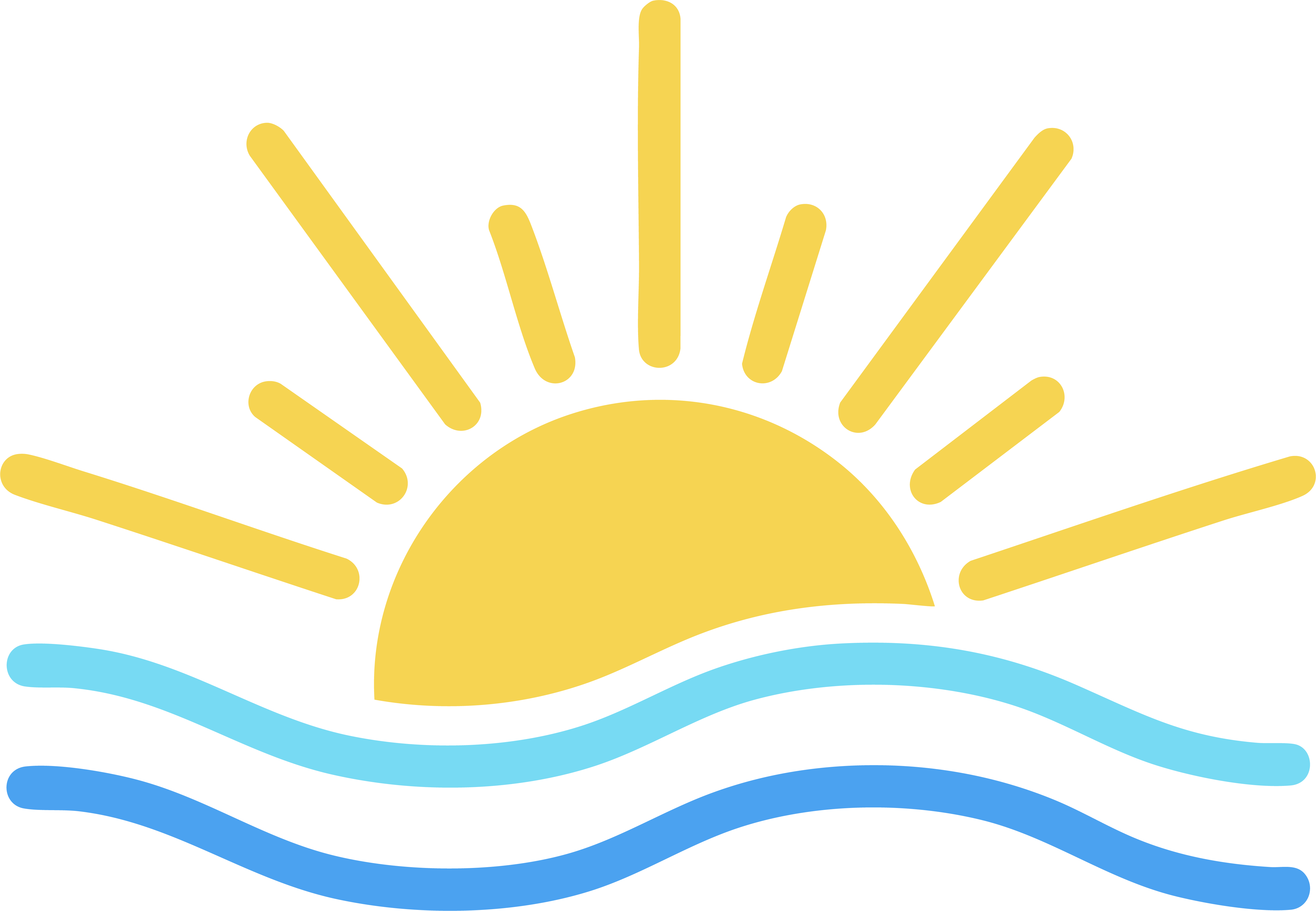 Minimalist Sunrise Ocean Waves Coastal Beach Summer Icon Graphic – Summer Ready to Press DTF Transfer