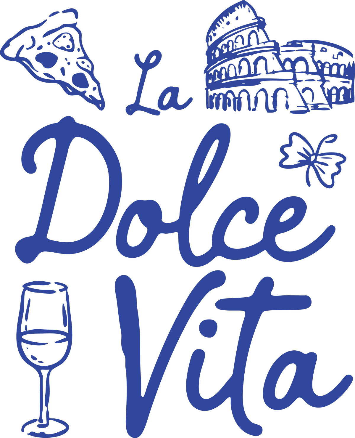 La Dolce Vita Italy Travel Shirt – Summer Ready to Press DTF Transfer