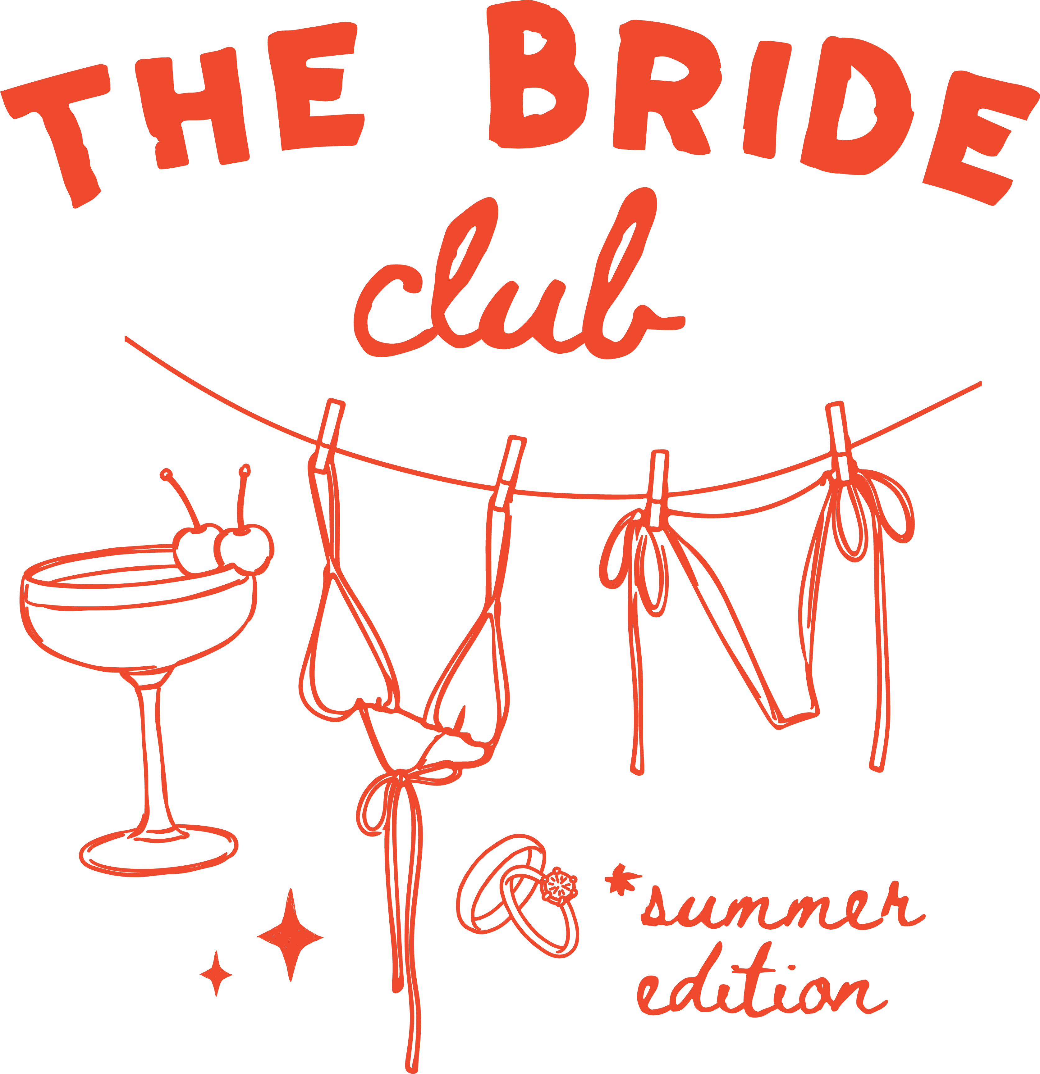 The Bride Club Summer Edition Bachelorette Beach Party Graphic – Summer Ready to Press DTF Transfer