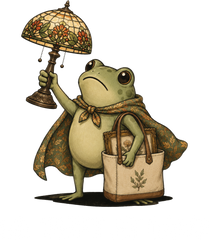We Thrift At Dawn Frog With Lamp – Funny Ready to Press DTF Transfer