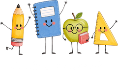 Custom Your Text Cute School Supplies – School Ready to Press DTF Transfer