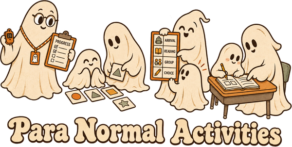 Para Normal Activities Teacher Ghosts – Halloween Ready to Press DTF Transfer