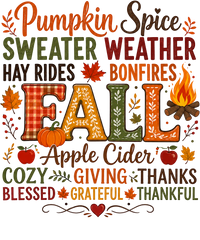 Pumpkin Spice Sweater Weather Fall Typography – Fall Ready to Press DTF Transfer
