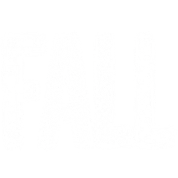 White Patterned Fall Letters – Fall Ready to Press DTF Transfer