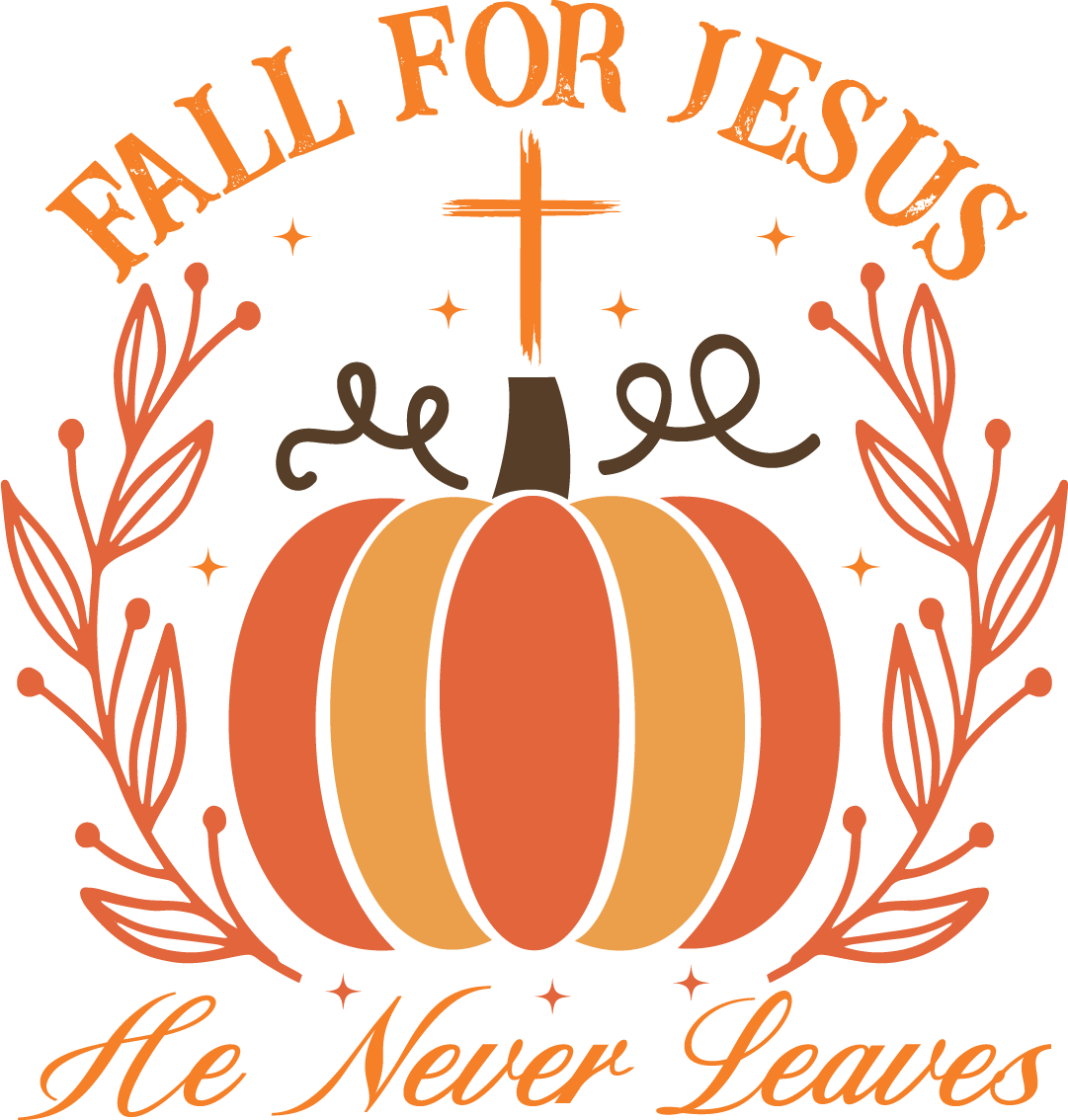 Fall For Jesus - Ready to Press DTF Transfer
