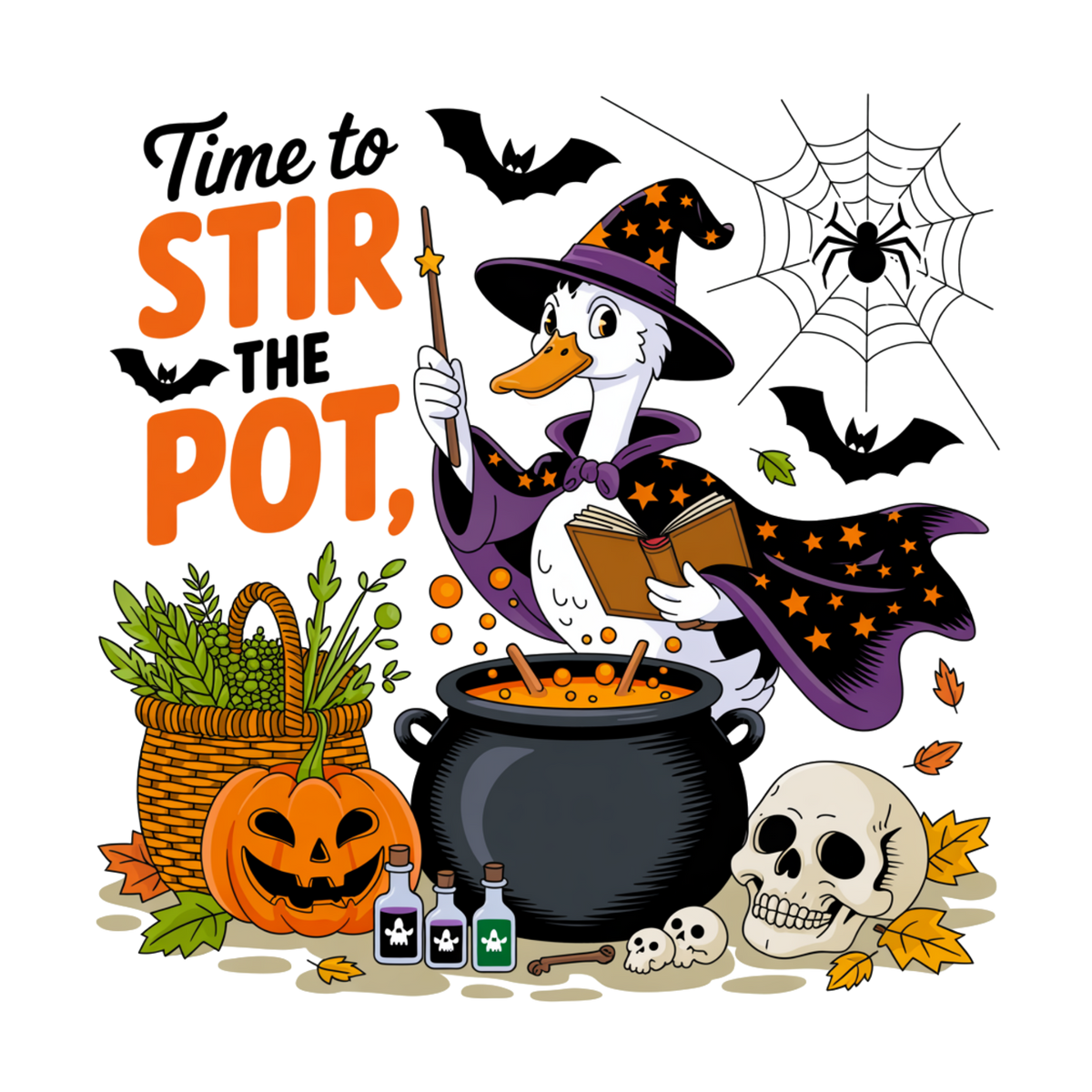 Time To Stir To Pot - Ready to Press DTF Transfer