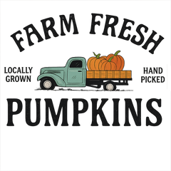 Farm Fresh Pumkins - Ready to Press DTF Transfer