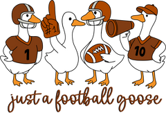 Just a Football Goose - Ready to Press DTF Transfer