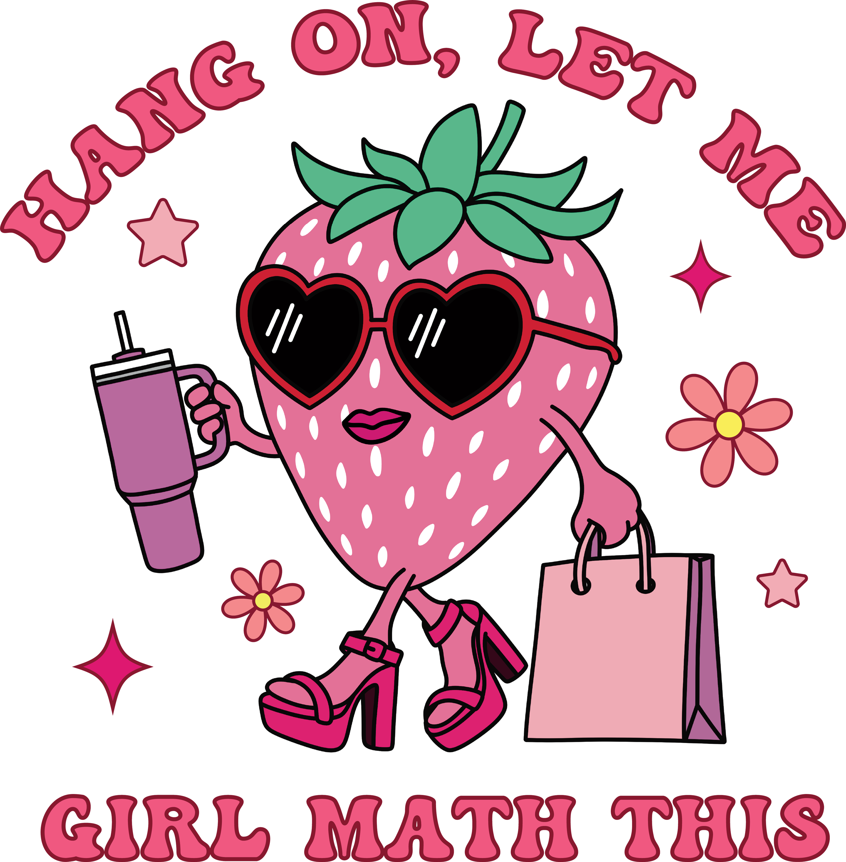 Girl Maths - Ready to Press DTF Transfer