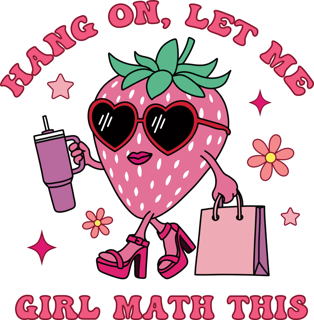 Girl Maths - Ready to Press DTF Transfer