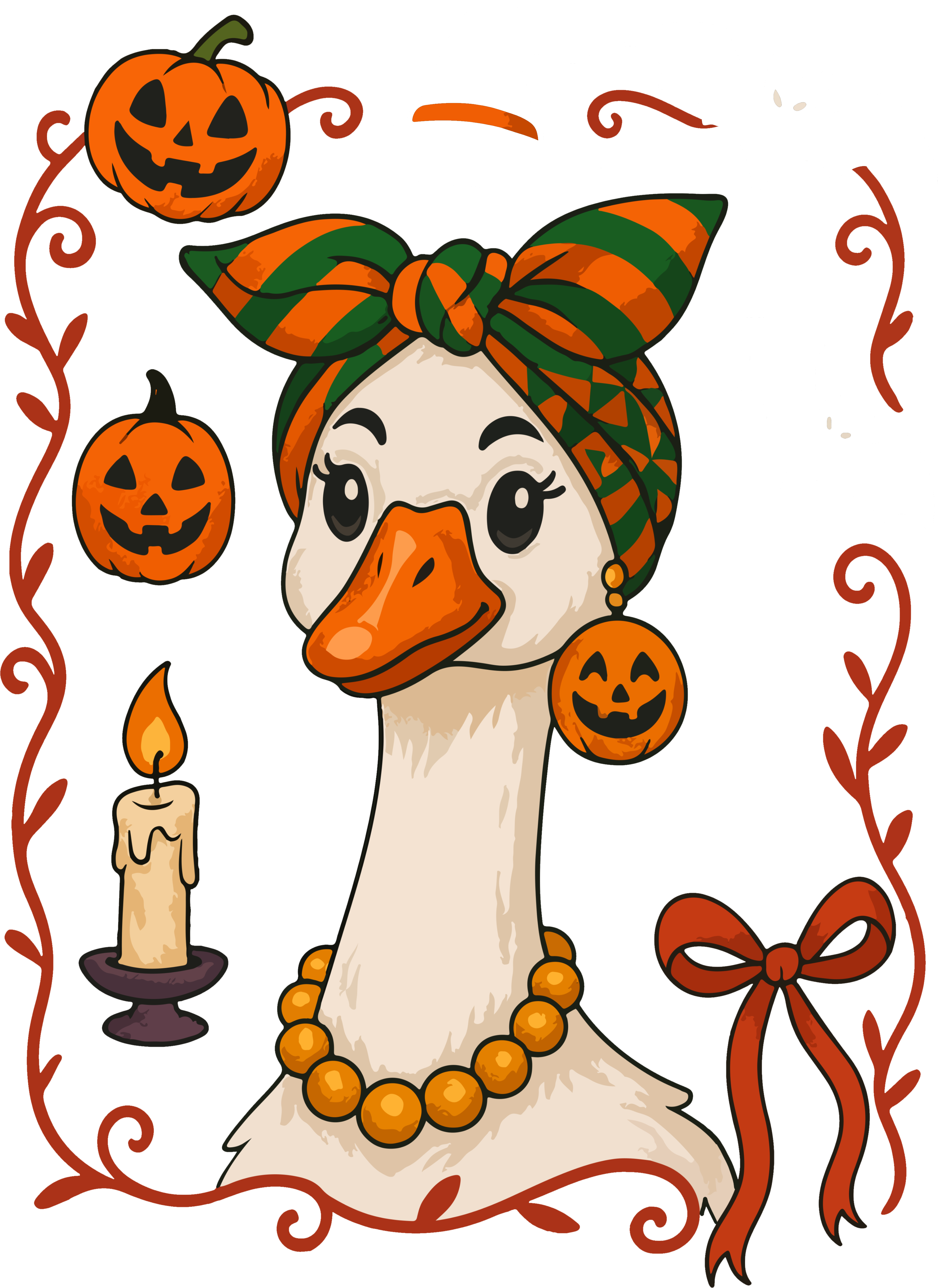 Glam Witch Goose - Ready to Press DTF Transfer