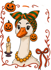 Glam Witch Goose - Ready to Press DTF Transfer