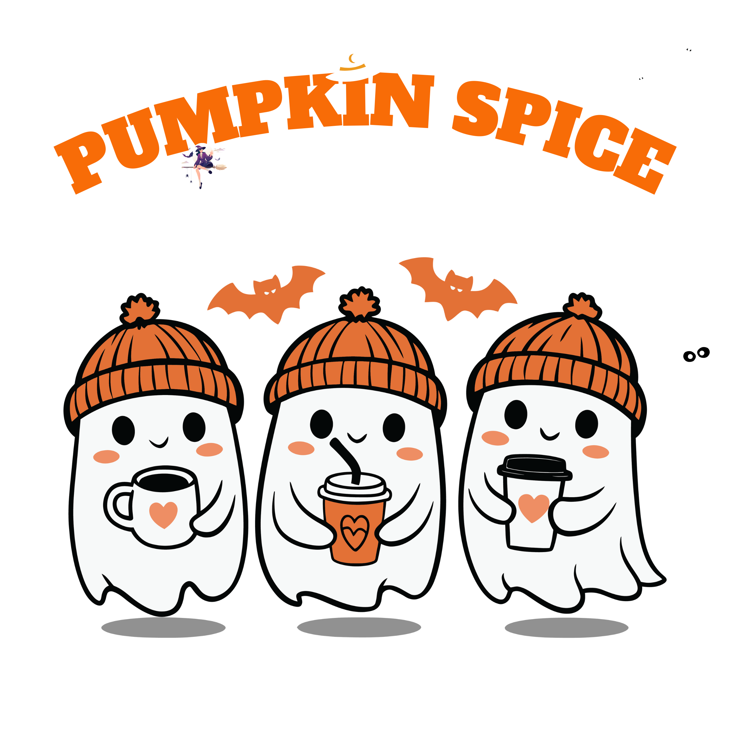 Pumpkin Spice - Halloween Ready to Press DTF Transfer
