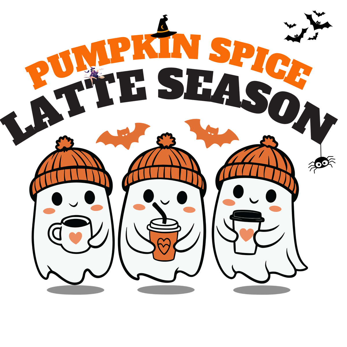 Pumpkin Spice - Halloween Ready to Press DTF Transfer