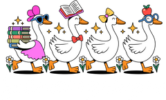 Just A Third 3rd Grade Goose - Ready to Press DTF Transfer