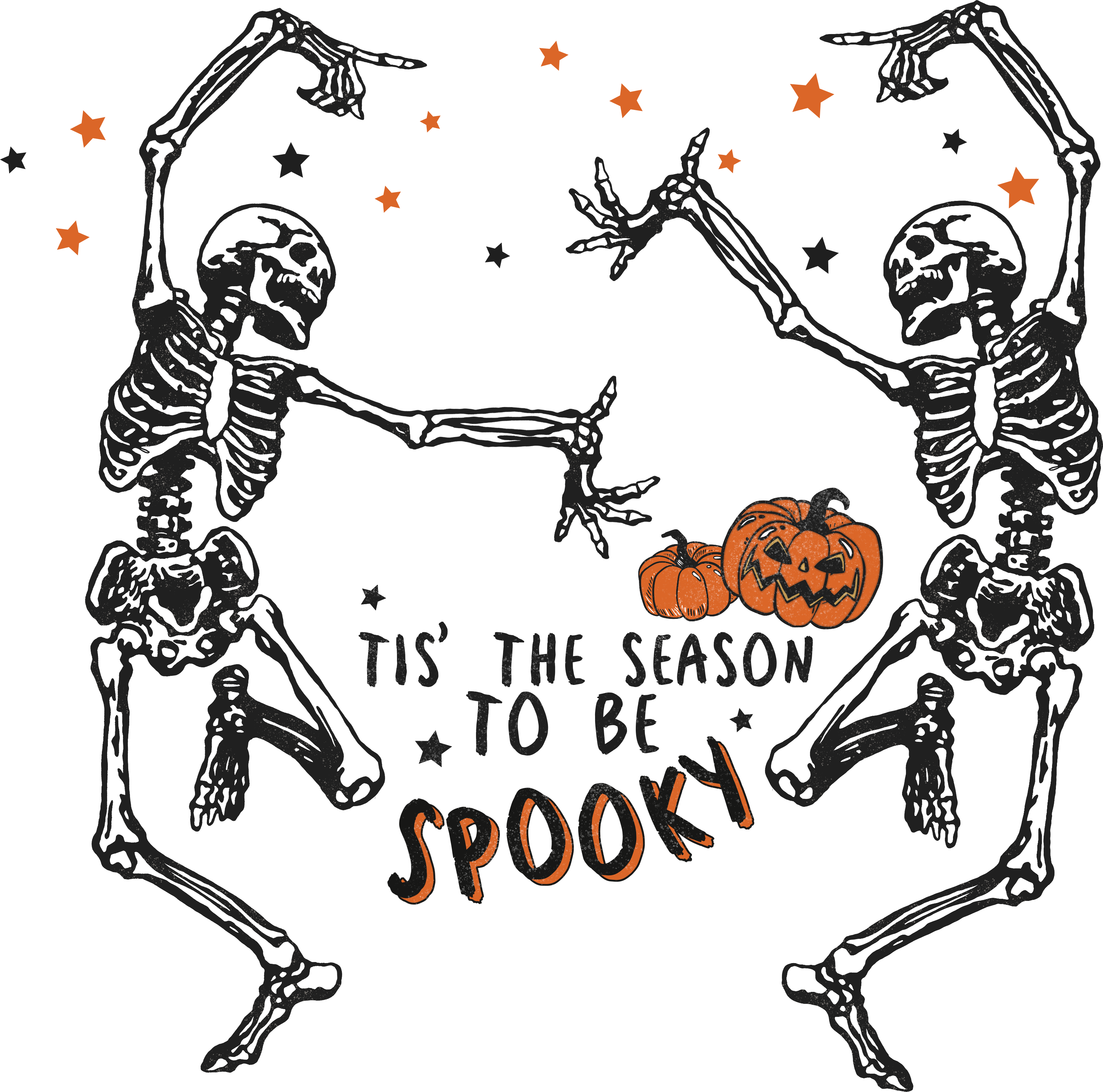 Tis' The Season To Be Spooky - Halloween Ready to Press DTF Transfer