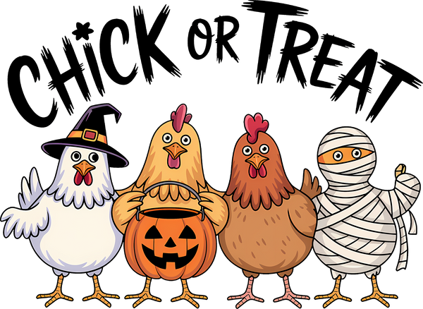 Trick Or Treat - Halloween Ready to Press DTF Transfer