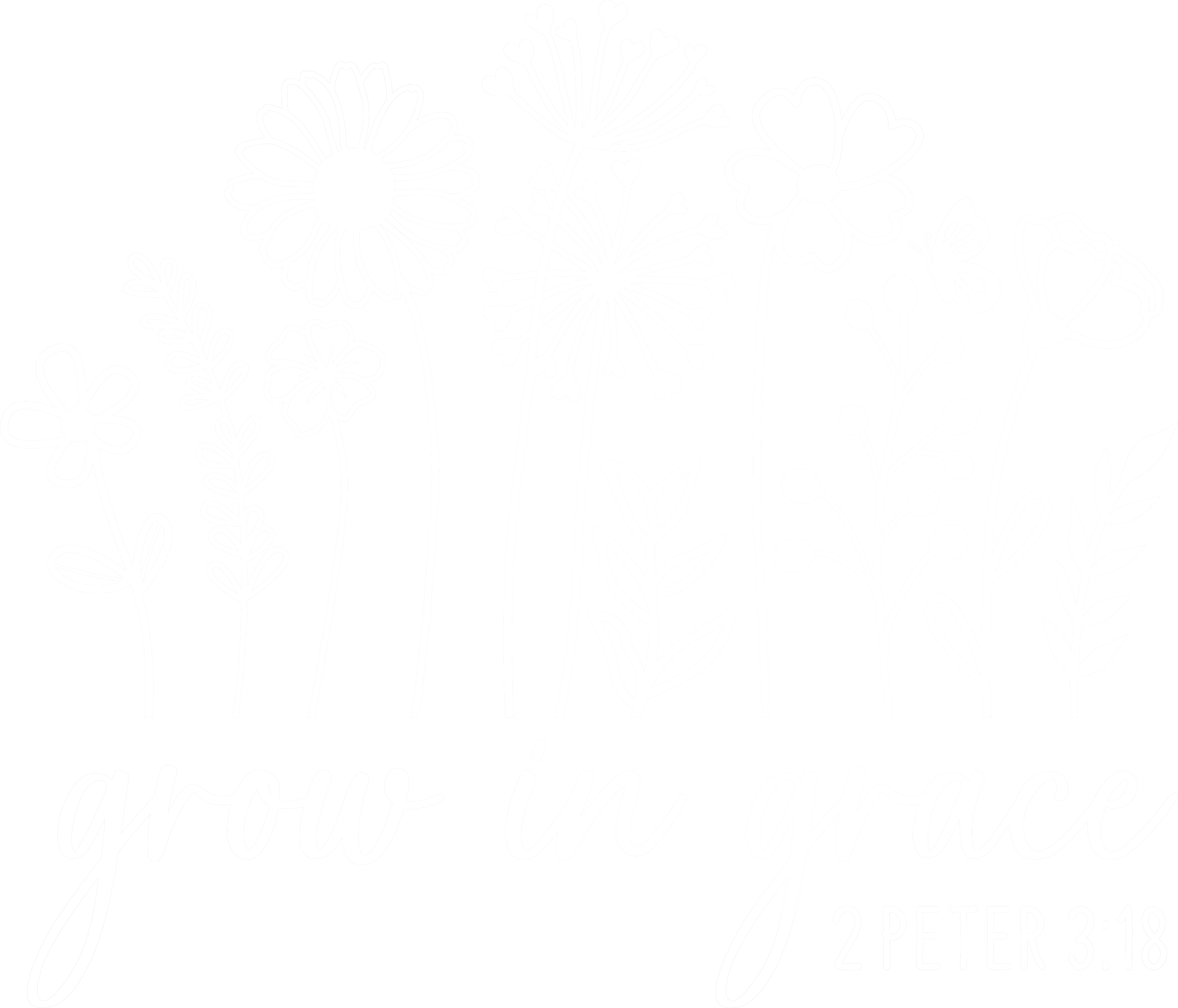 Grow In Grace - Ready to Press DTF Transfer