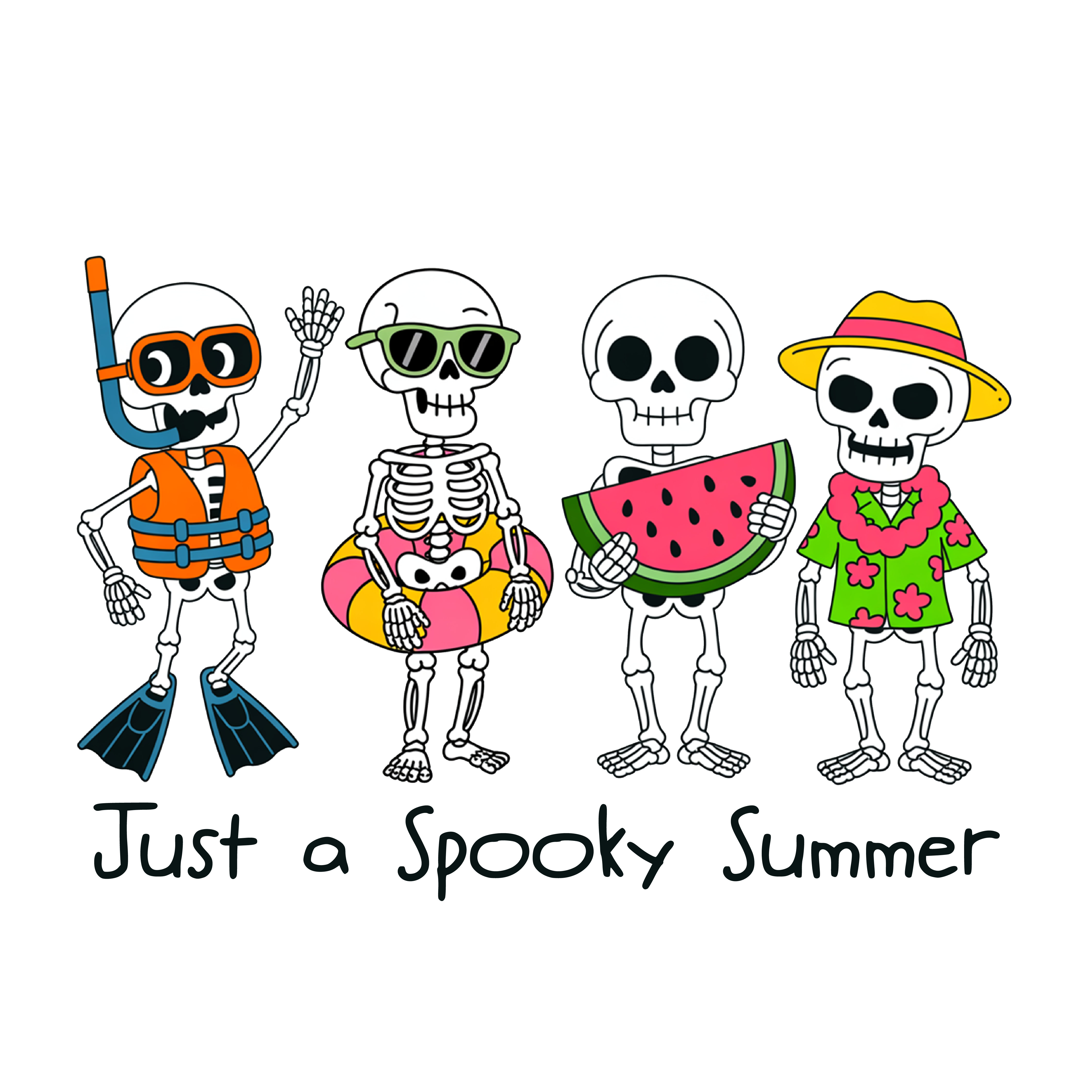 Just A Spooky Summer - Ready to Press DTF Transfer